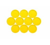 MAUL Serre-livres 3513611 – Acrylique hauteur 130 mm jaune transparent 2 pièces