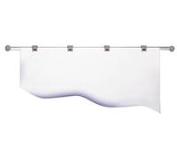 MAUL Support Mural en Aluminium avec 4 Clips à enrouler Argenté/Gris 104 5 x 3 8 cm