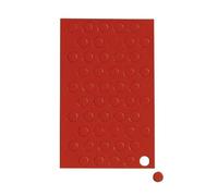 Maul Symboles Magnétiques Cercle Ø 10 Mm 50 Pcs Rouge