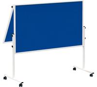 MAUL Table de modération MAULsolid 150 x 120 cm mobile pliable bleu