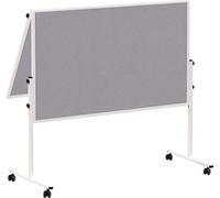 MAUL Table de modération MAULsolid 150 x 120 cm mobile pliable gris