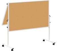 MAUL Table de modération MAULsolid 150 x 120 cm mobile pliable marron
