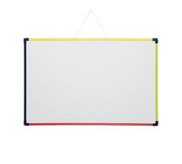 MAUL Tableau Blanc MAULfun 38, 5 x 58, 5 cm, Tableau Magnétique à Accrocher pour le Bureau et le Home Office, Tableau Portable pour Écrire, Peindre, dessiner, Inscriptible des deux Côtés, Multicolore