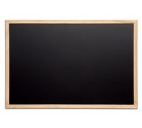 MAUL Tableau Craie 40x60cm Avec Cadre en Bois | Inscriptible Avec Crayon de Couleurs | Mural pour Bureau et Gastronomie