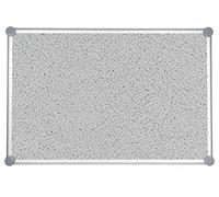 MAUL tableau d'affichage MAULpro gris 60 x 90 cm cadre alu robuste | fixation murale fiable, surface structurée discrète, épinglage sûr, pose rapide, portrait ou paysage