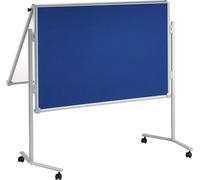 MAUL Tableau d'animation MAULpro 150 x 120 cm mobile pliable bleu blanc
