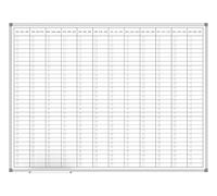 MAUL Tableau de Planification Annuel - Affichage 12 Mois - largeur : 1200 mm