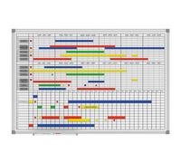 MAUL Tableau de planification annuel, division des mois et des jours 90,0 x 60,0 cm