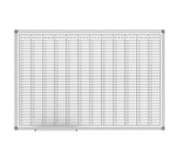 MAUL MAULoffice avec set d'accessoires Tableau de planification 90,0 x 60,0 cm