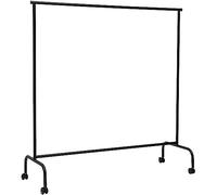 MAUL Vestiaire Mobile MAULlimbo, Porte-Manteau en Métal, Porte Manteau de Qualité Supérieure et Résistant pour Bureaux et Salles de Réception, Barre de Penderie Élégante, Noir