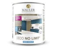 MAULER - Deco No Limit - Aspect Cire Blanc - Idéale pour relooker les vieux meubles et les boiseries sans avoir à décaper ou à appliquer une sous-couche (1L)