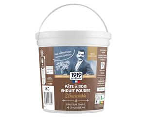 MAULER Enduit bois - Pâte à bois poudre - L'increvable Chêne Clair 1kg | Petit & Gros Rebouchage - Intérieur/extérieur, ne fendille pas, adhérence extrême - Manufacture Mauler depuis 1919