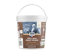 MAULER Enduit bois - Pâte à bois poudre - L'increvable Teinte Pin 500gr | Petit & Gros Rebouchage - Intérieur/extérieur, ne fendille pas, adhérence extrême - Manufacture Mauler depuis 1919