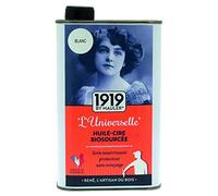 MAULER - Huile Cire Meuble et boiserie anti tache - Blanc Patiné 0,5L | Patine et Protège contre les taches alimentaires, les rayures et l'usure NF 16640 - Manufacture Mauler depuis 1919