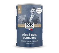MAULER - Pâte à bois ultrafine int/extérieur - Teinte chêne/bois brun 350gr | Rebouchage facile fente, fissure, trou en intérieur - Parquet, Escalier, Meuble - Manufacture Mauler depuis 1919