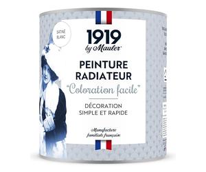 MAULER Peinture Radiateur et Frigo - Coloration Facile Blanc 1L | Résiste jusqu'à 80°C - Idéal radiateur peint, fonte, thermolaqué, tuyaux en acier - Manufacture Mauler depuis 1919