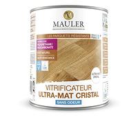 MAULER - Vitrificateur ultra-mat cristal - Invisible sans odeur ECOLABEL - Protection très long durée parquet & escalier - Qualité professionnelle (2,5L)