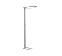 MAUL LED lampadaire MAULjura | Lampadaire à intensité variable de 4.000 K | Technique LED à haute efficacité énergétique | Eclairage direct & indirect | Lampadaire avec label GS | Argenté
