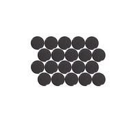 Maul Boite De 20 Aimants Ronds Maulpro 34 Mm Puiss. 2 Kg Noir