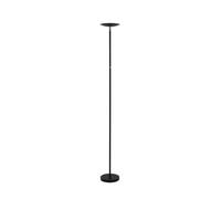 MAUL Lampadaire LED MAULsphere 183x23x23cm | Lampe à Intensité Variable 3000 K et 2570 lm | Pied Stable pour Bureau, Salon | Noir