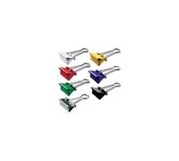 Maul Original Mauly Klemmer 25 mm, Pinces , largeur de serrage 9 mm, 2142599, boîte de 12 pieces, Couleurs assorties
