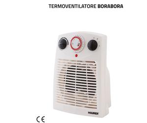 MAURER Radiateur Soufflant BORABORA 1000-2000W Minuteur 24 Heures Avec Voyant