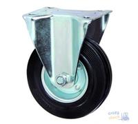 Maurer Roue Plaque Fixe En Caoutchouc Grise 125 Mm