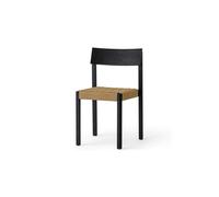 Mauro Chaise de Salle à Manger Chêne Noir/Corde de Papier