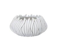 Mauro Ferretti Cache-pot en résine Honduras Blanc 40 x 20 cm