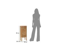 Mauro ferretti Commode scandinave - Marron