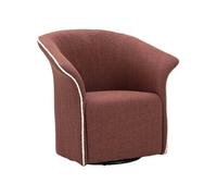 Fauteuil en tissu Siena 83.5 x 66 x 80 cm bordeaux.