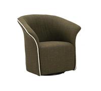 Fauteuil en tissu Siena 83.5 x 66 x 80 cm vert.