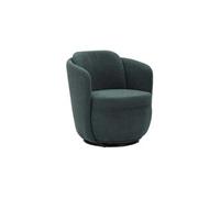 Mauro Ferretti - Fauteuil en tissu Torino 70 x 72 x 75 cm bleu vert