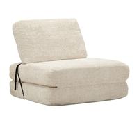 Mauro Ferretti Fauteuil / lit Faster blanc en éponge et polyester 80 x 100 x 80 cm
