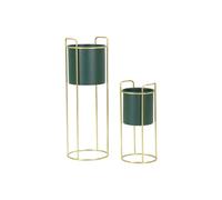 Cache-pot Mauro Ferretti Grent Slim (x2) Vert 24x70-19,5x45 cm