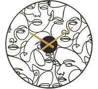 HORLOGE MURALE VISAGES