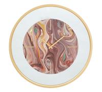 Mauro Ferretti : horloge murale avec miroir, modèle Mix, Ø 60 x 5 cm, multicolore
