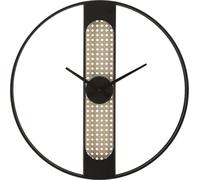 Mauro Ferretti horloge murale Ribby Ø60x5 cm noir crème