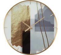 Mauro Ferretti horloge murale verre motif Ø 60x5 cm multicolore