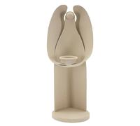 Mauro Ferretti Italian Design Bougeoir Dune Angel en Fer crème 30 x 12,5 x 10 cm