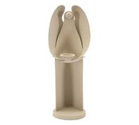 Mauro Ferretti Italian Design Bougeoir Dune Angel en Fer crème 37,5 x 13 x 11,5 cm