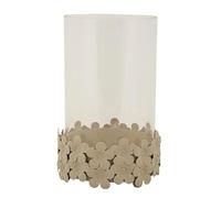 Mauro Ferretti Italian Design Bougeoir Dune C/Verre cm Ø 14 x 21
