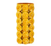 Mauro Ferretti Italian Design Vase Drop 16 x 15 cm en Fer Jaune