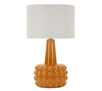 Mauro Ferretti Lampe de table en céramique, moutarde/blanc, 30 x 51,5 cm