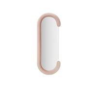 Mauro Ferretti Miroir mural Chantal en velours 60 x 7 x 160 cm rose