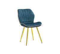 Mauro-Ferretti Space - Lot de 2 chaises - Bleu et doré