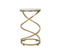 Mauro Ferretti Spiral Table d'appoint - Doré/Blanc