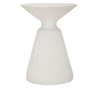 Table basse en magnésium blanc, ø 40 x 53 cm