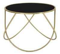 Mauro ferretti table basse ronde Ring - Noir