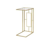 Mauro ferretti table d'appoint cube - Doré